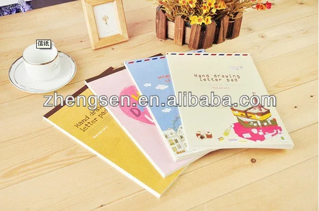 
2014 hot sale hand drawing letter pad 