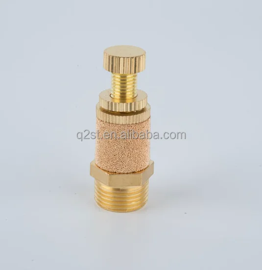 
Bronze C Type Exhaust Muffling Throttle Valve pneumatic Valve silencer 