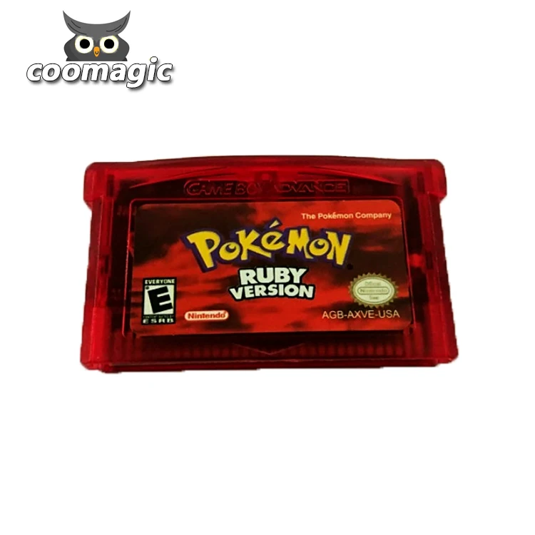 Лидер продаж, классические бумажные карты pokemon для видеоигр Nintendo GBM, GBA, GBA SP, NDS, NDSL карты Pokemon