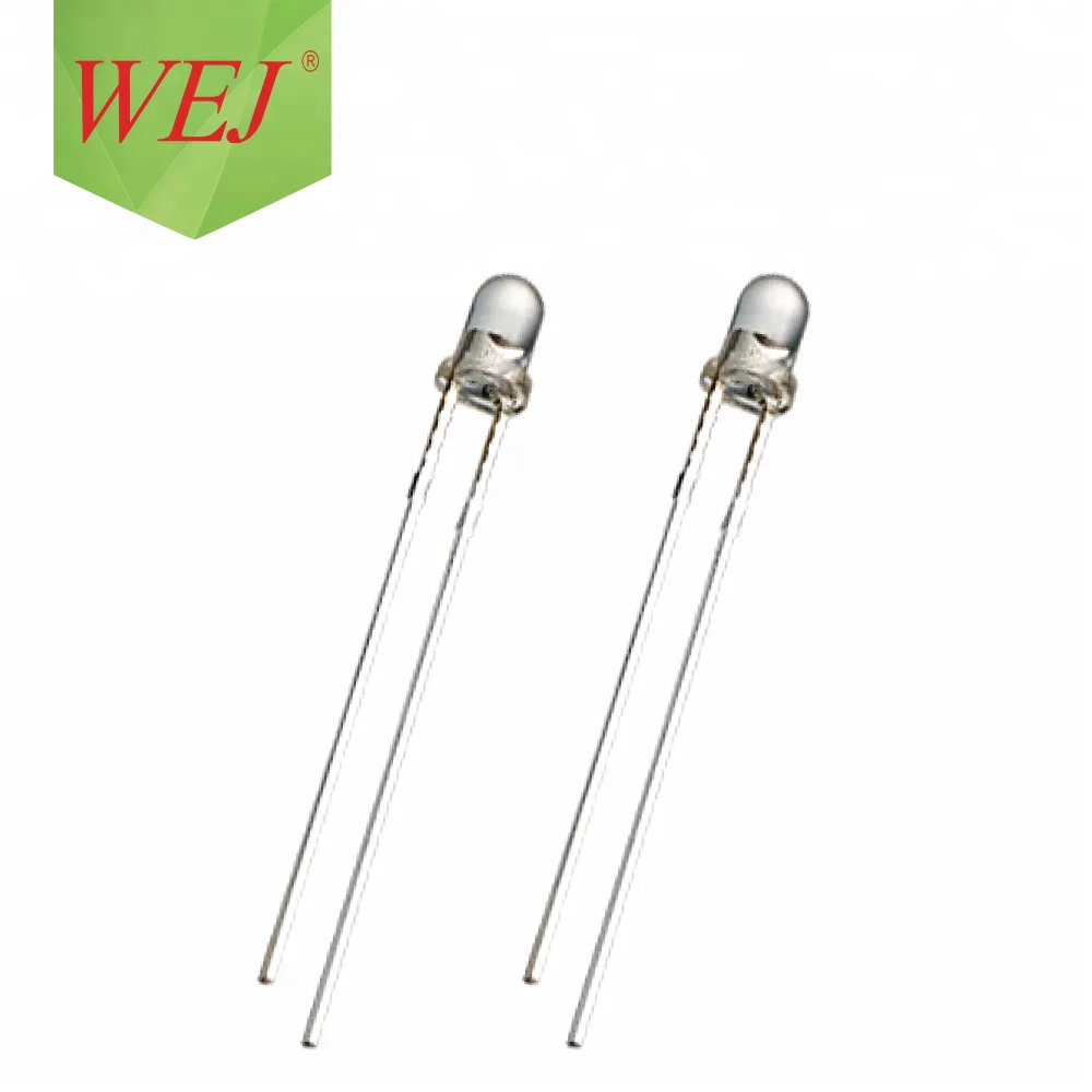Factory price high quality Hot Sale Through Hole long lifespan 940nm 50mA 3mm 5mm Infrared IR Round Dip Led