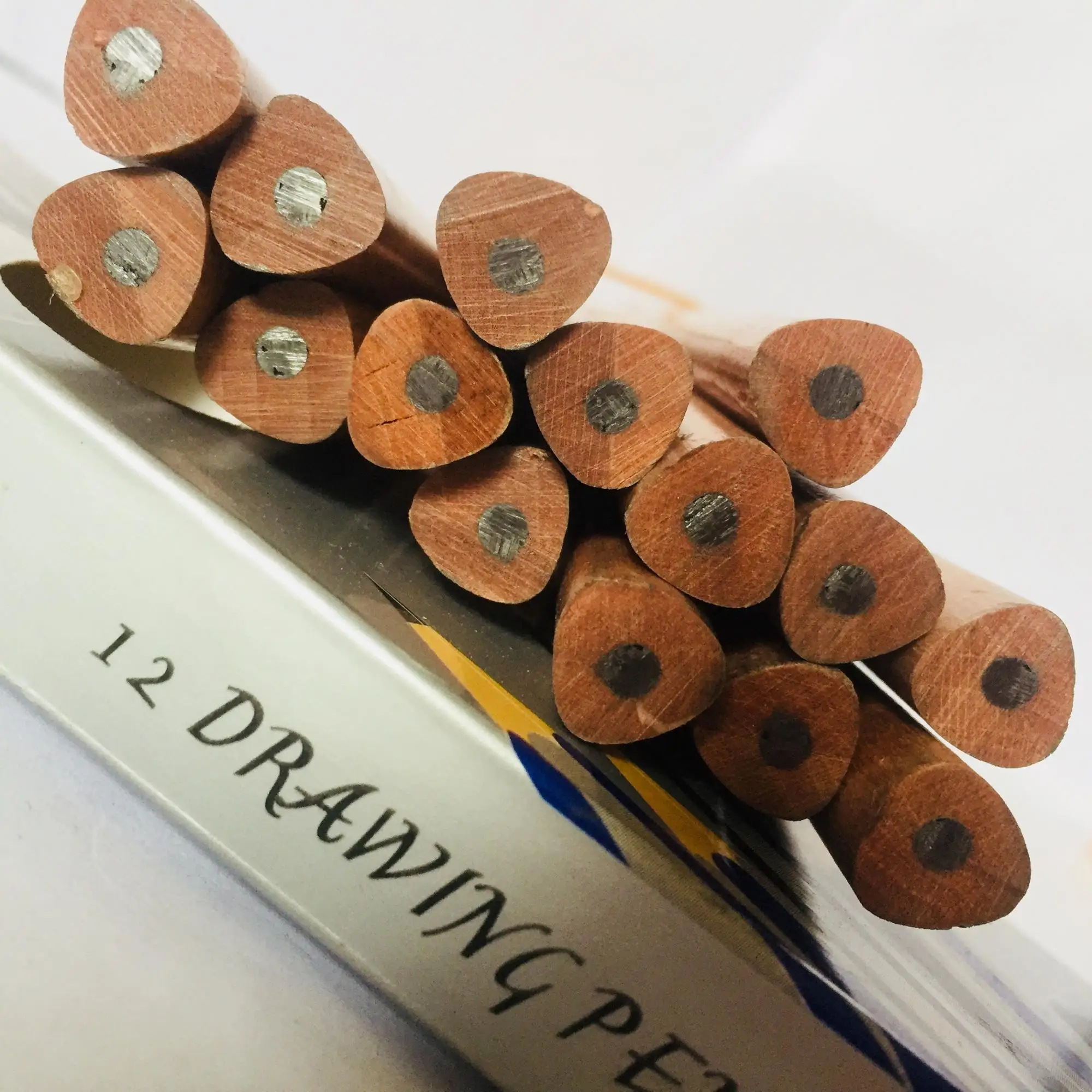 
Custom Logo Triangular Pencil Triangle Shape 2B Lead Wood Standard Pencils Promotional Pencil Color Box Black ZX-2B030011 CN;ZHE 