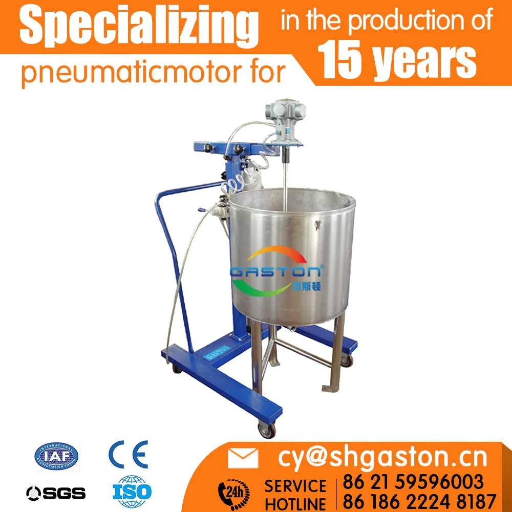 High quality cheap food factory 304 stainless steel pneumatic mixer