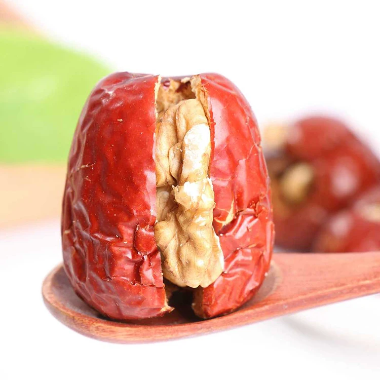 
China Red Date With Walnut Raw Meat Nuts Exporters 