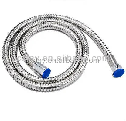 
double lock stainless steel flexible extension shower hose 