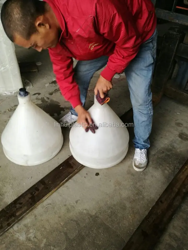 Plastic Hopper and PE food grade large plastic funnel D450*D80*H450 mm