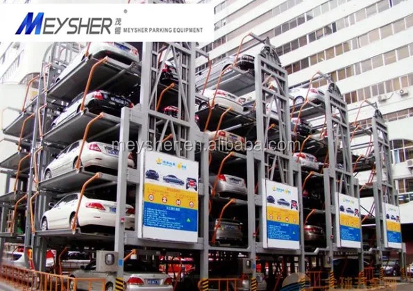 puzzle parking system with low cost parking equipment