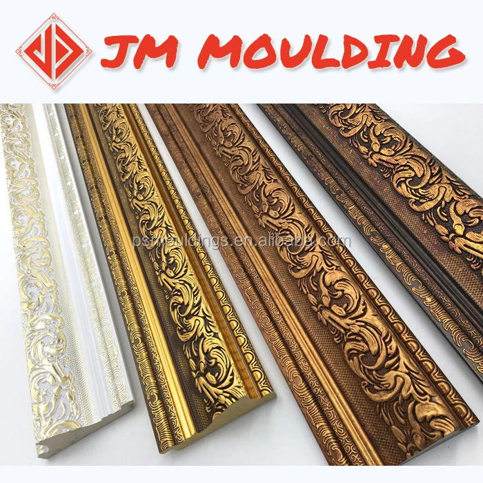 High Quality PS photo plastic decorative frame moulding for painting frame picture frames supplier