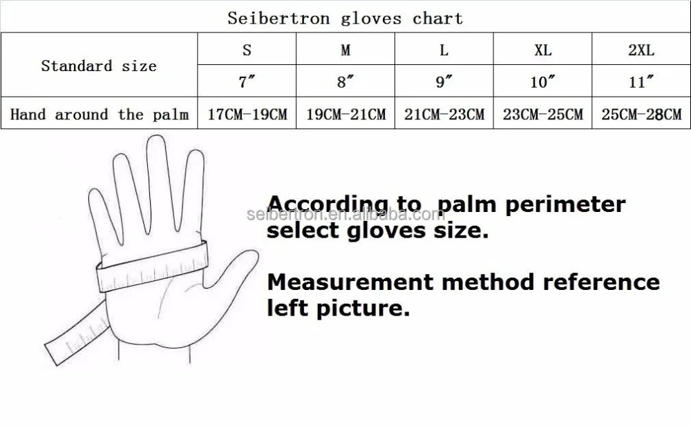 
Seibertron O.J.J.C Hard Knuckle Motorbike Racing Genuine Leather Motocross gloves 