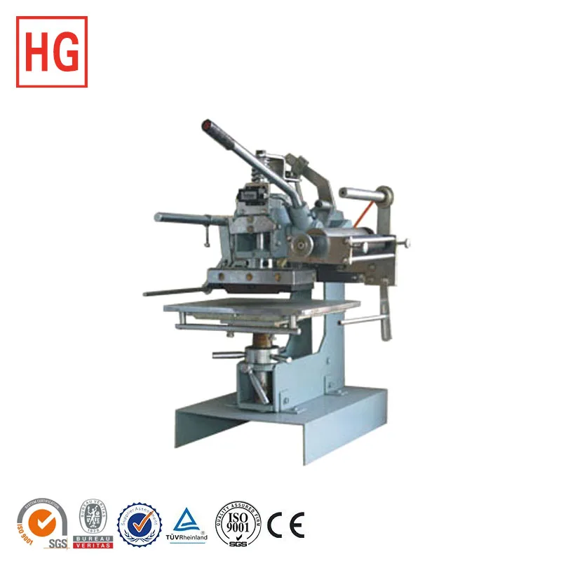 Manual Logo Plate Heat Sublimation Press Machine Hot Foil Stamping Machine