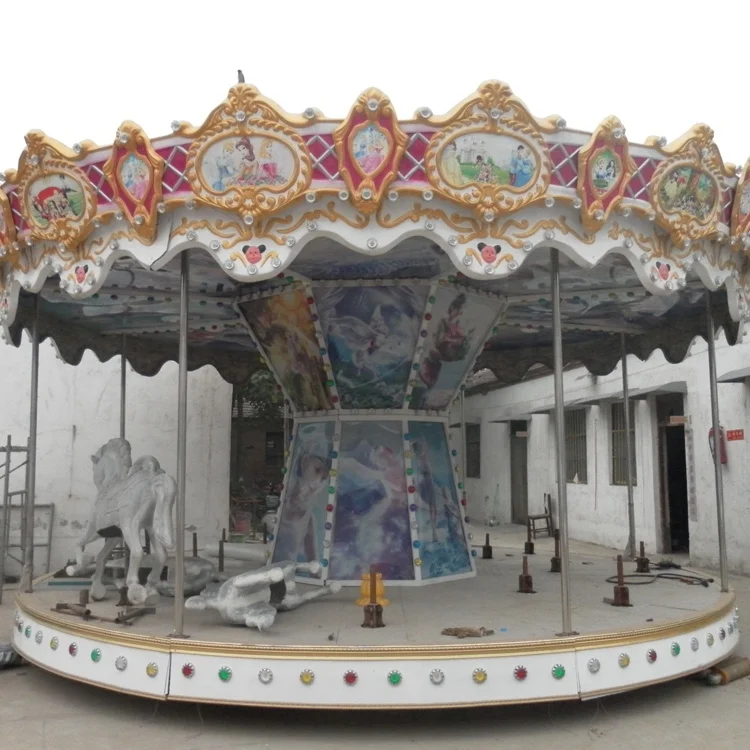 
Changda Rides !!! Fairground Kids Mini Merry Go Round Carousel for Sale 