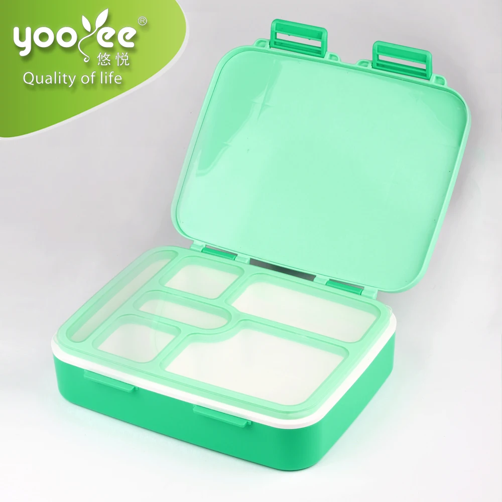 Tiffin Carrier Thermal Lunch Storage Box Storage Boxes & Bins Plastic Rectangle 6 Compartments Modern Multifunction Promise