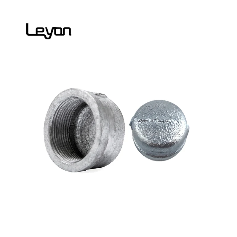 american malleable iron pipe fittings 1/2 inch metal caps npt thread malleability pipe end screw cap for water supply