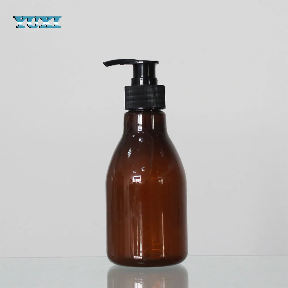 250 ml bpa free biodegradable plastic shower gel bottle