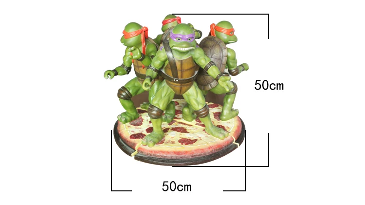 
Custom design resin Teenage Mutant Ninja Turtle 3d figurine for home decoration 