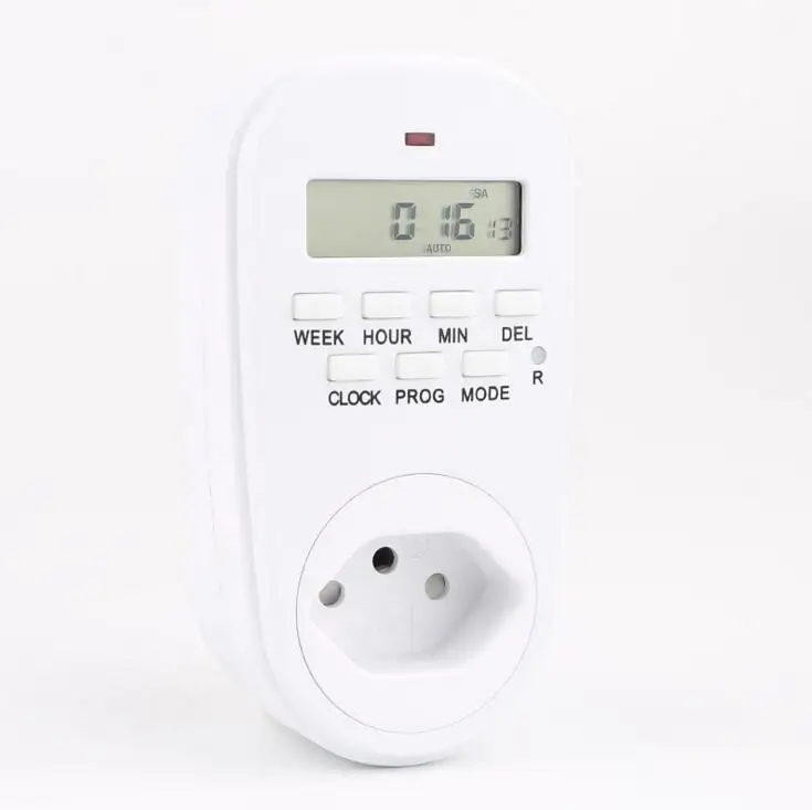 Бразильский Plug цифровой таймер разъем-в стиле ЖК умный