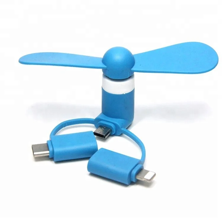 Wholesale Summer Promotional Portable Mobile Phone USB Mini Fan Android Mobile Phones MF006