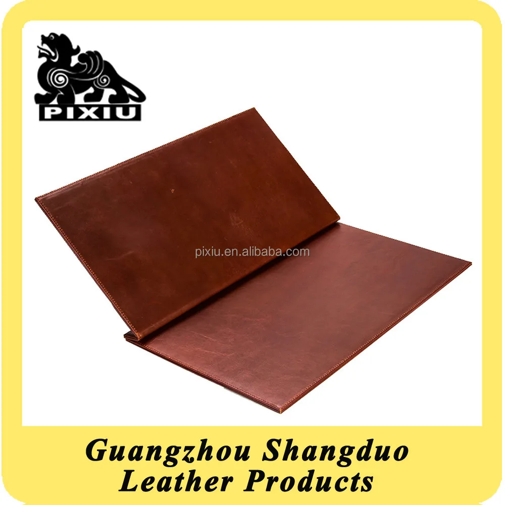 Factory custom high quality leather Menu This hotel Cash Register Bill This restaurant leather menu cover