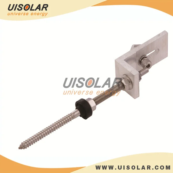 Tin roof panel mounting solar L feet for small homes