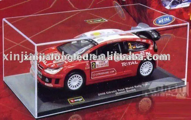 5 Shelf 1/24 Scale Top Fuel Acrylic Display Case Acrylic Model Car Display Case