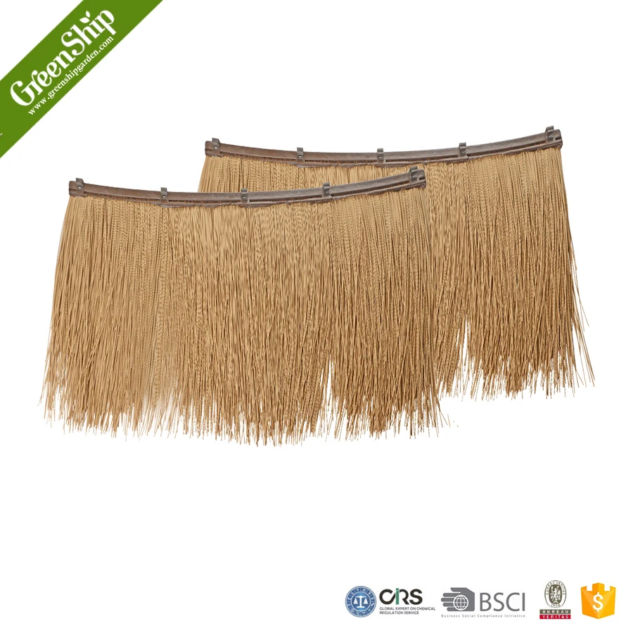 Grass reed thatch tiles for synthetic thatch roofing/cabin/ gazebo/pavilion/cabana
