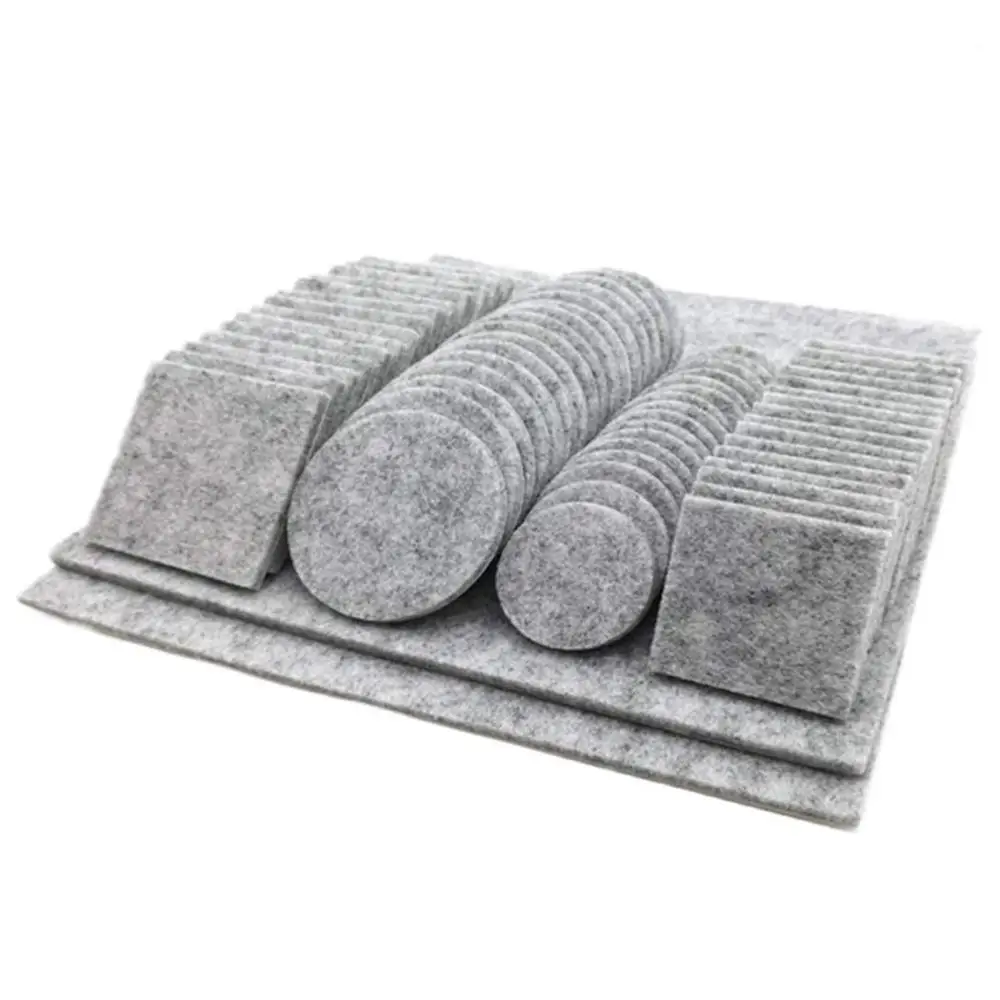 Heavy Duty Self Adhesive Furniture Felt Pads/felt furniture slider pads/felt glider pads