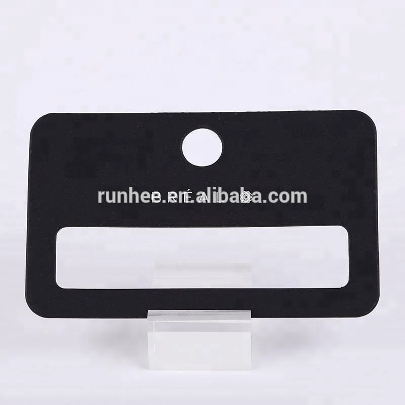 Экологически чистые картонные биоразлагаемые вешалки из переработанной бумаги для шарфов с напечатанным логотипом