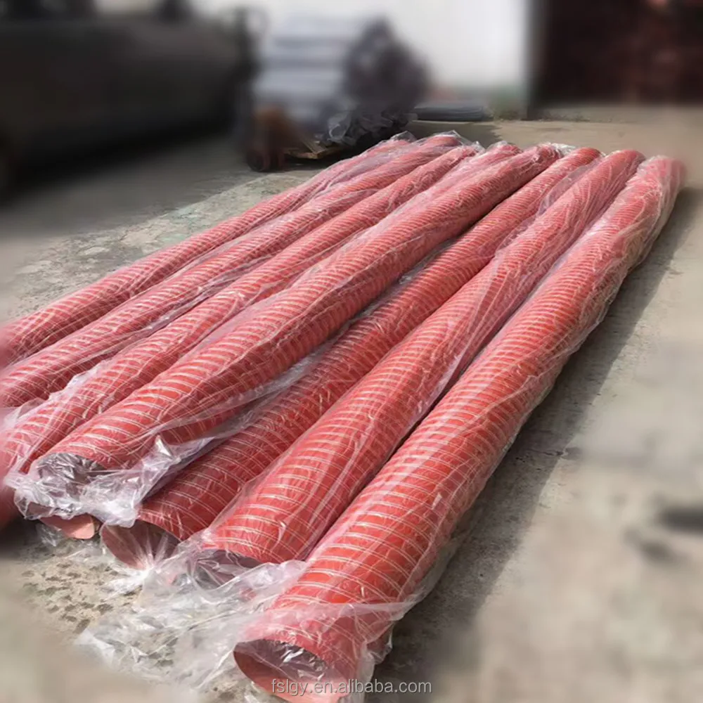 Hot Sell High temperature Red Silicone Fiberglass Duct From China Supplier