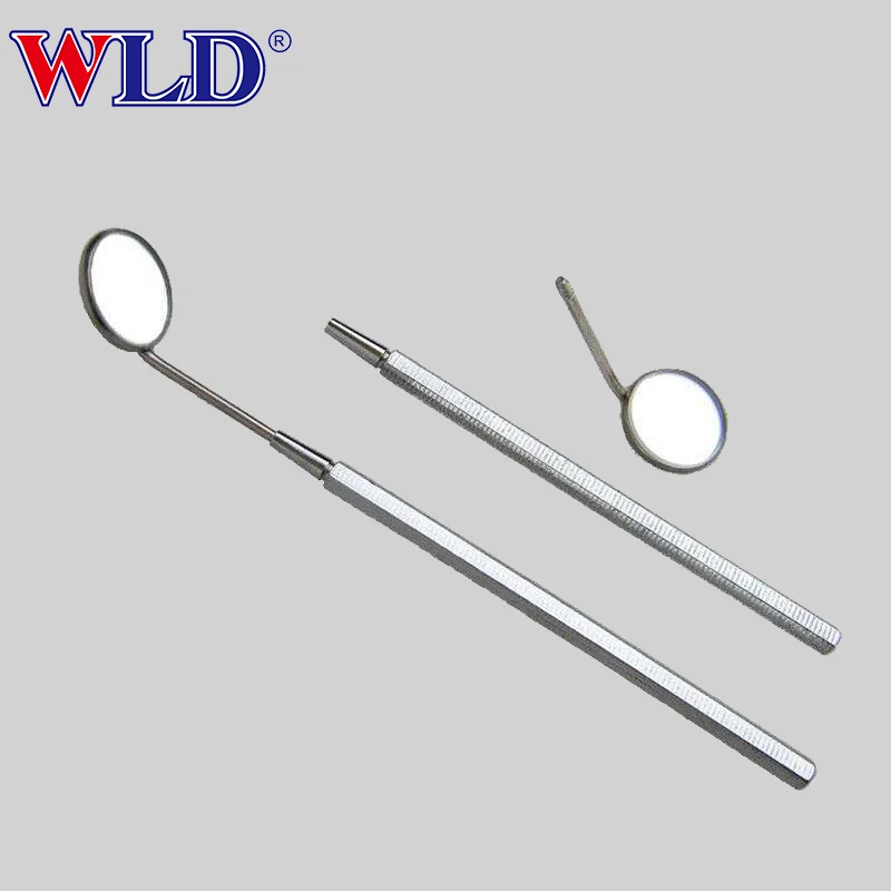 ISO approved disposable sterile dental mouth mirrors white