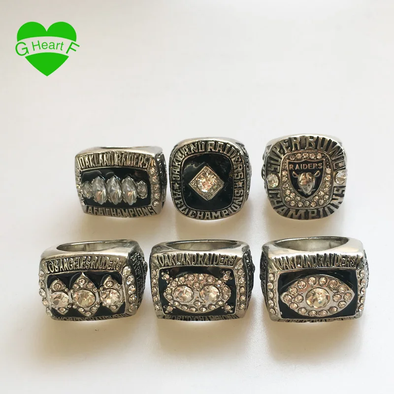 Hot Sell Signet Sets Ring for Men Oakland Raiders Championship Rings
