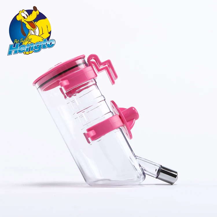Water Drinker Pet Dog Hanging Bottle Dispenser Auto Feeder For Pets
