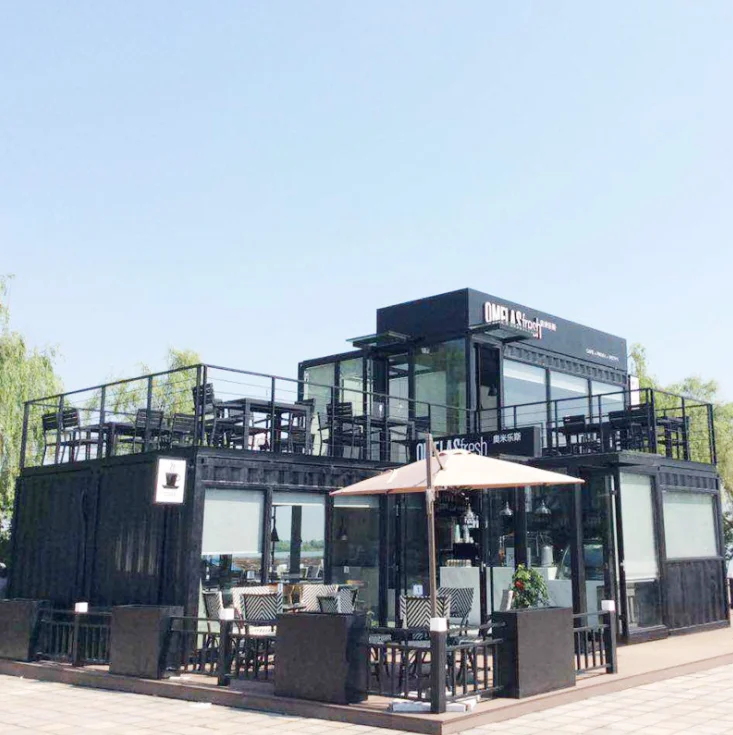 Shipping Container Homes House Stainless Steel Container Prefab House  Container Restaurant Mobile Restaurant For Sale