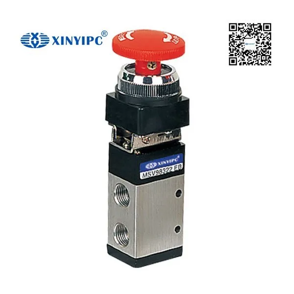 4H series Hand level valve Hand operate manual Pneumatic control valve air control valve
