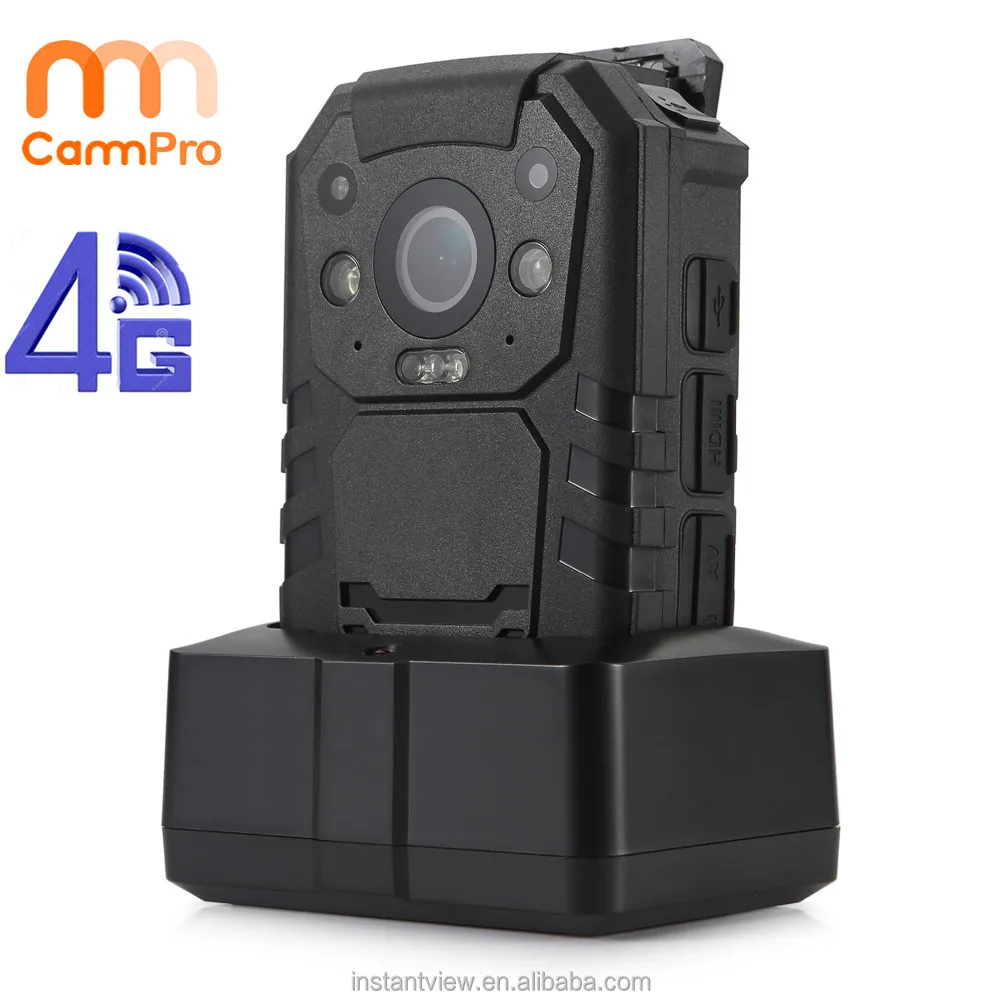 Police Body Worn Wi-Fi Mini Camera with GPS and 4G/3G Wireless Network Function