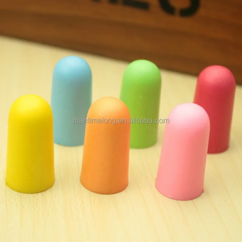 Noise-cancellation Earbuds Noise Reduction Ear Plug Slow Reboun Soft Foam Earplugs With case