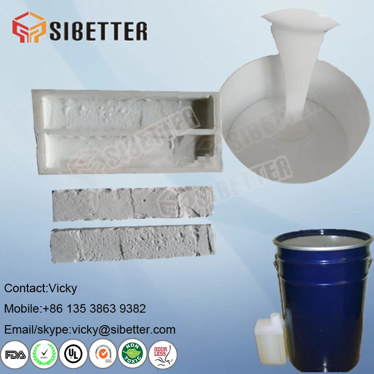 Concrete RTV2 Liquid Silicone Rubber for Roman Column Mold Making