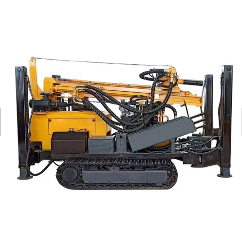 BDM-200T model track mounted DTH water well drilling rig