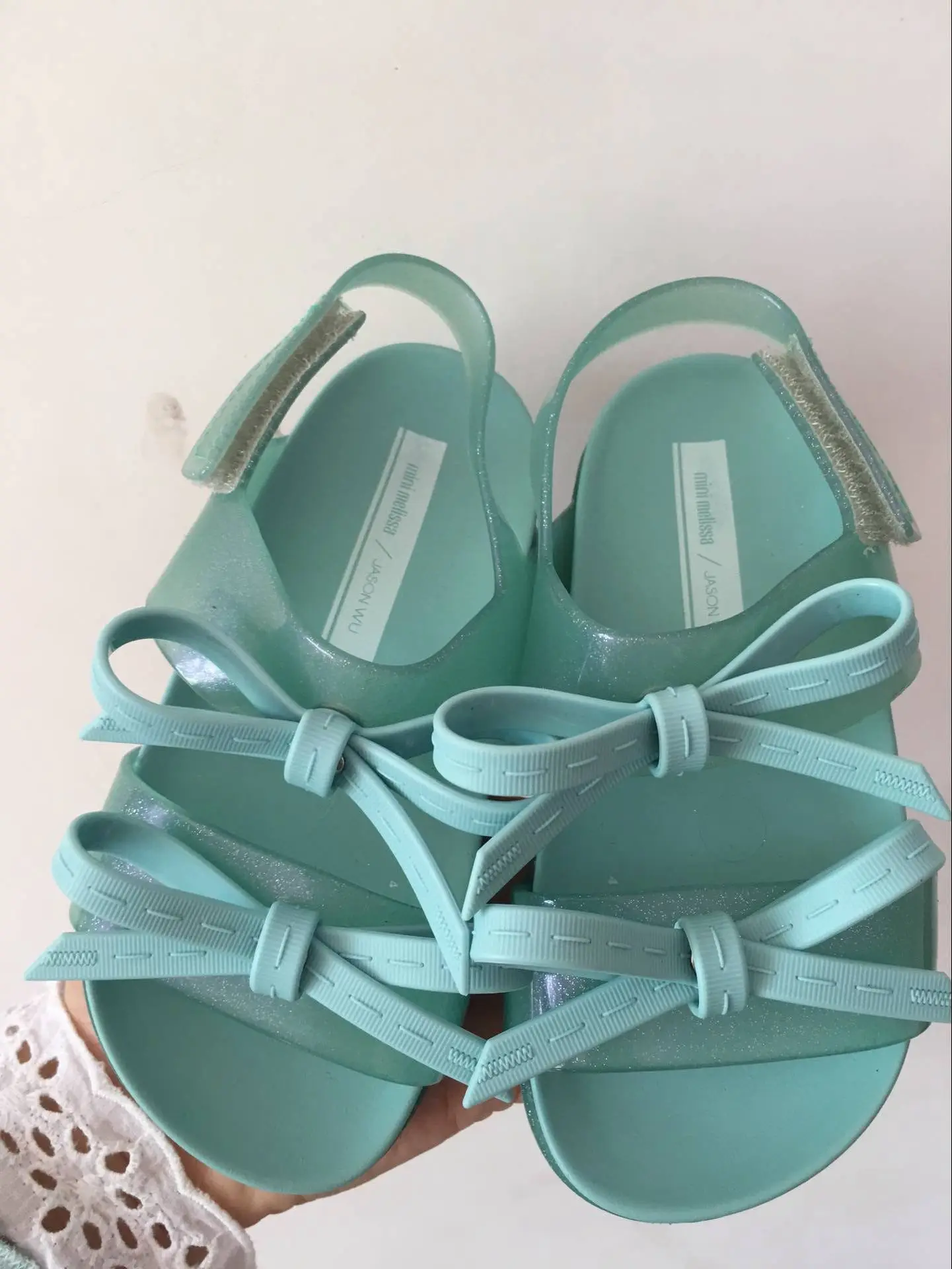 wholesale cheap girls sandals kids bowknot cute summer Jelly shoes 2019