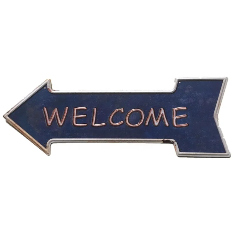 Горячая Распродажа! Автомобильный гараж, нефть, заправочная станция, знаки стрел, 3d тиснение, ретро, в форме стрелы, металлический налет, жестяной знак