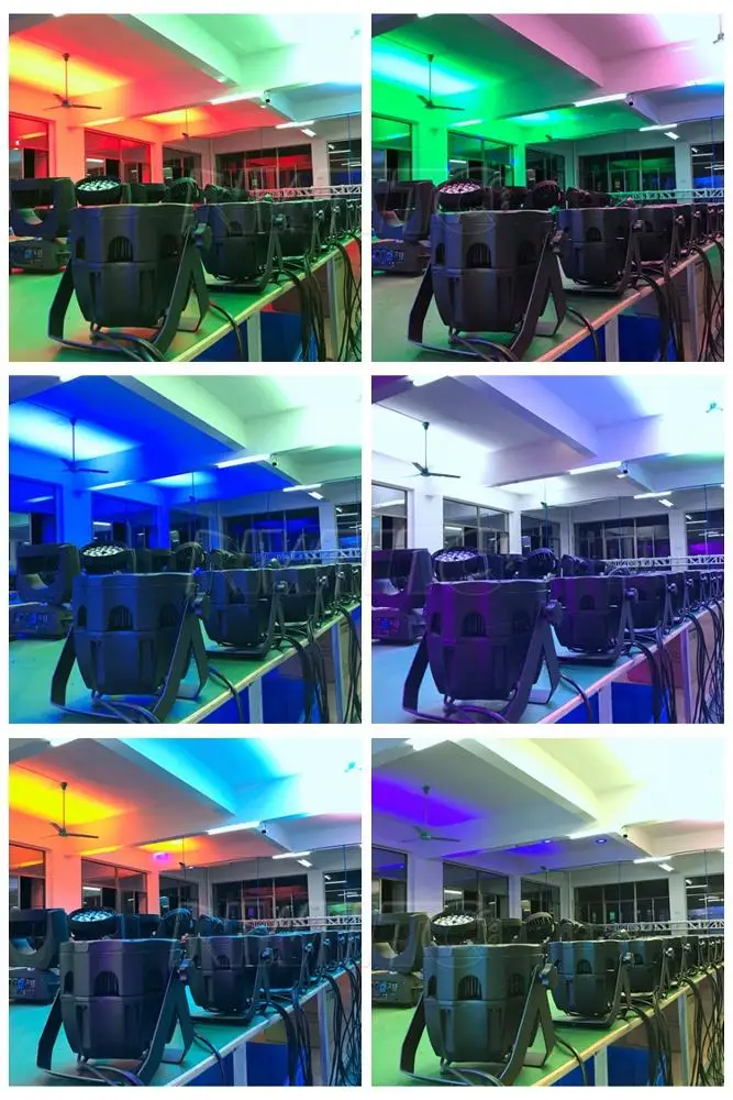 P-7 Factory price 18x18w rgbwa uv 6in1 ip65 outdoor waterproof led par light stage lights