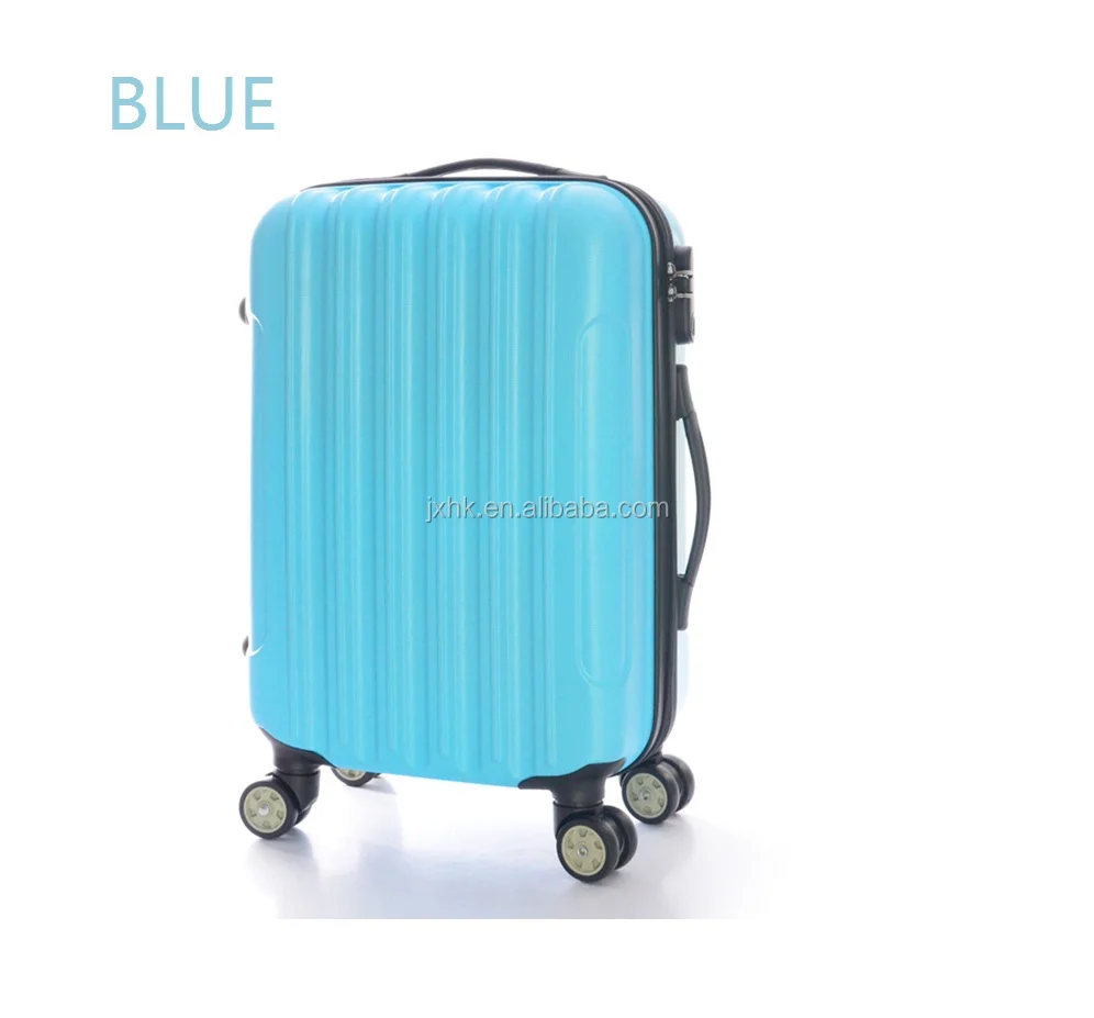 Hot-selling abs pc carry on cabin luggage 360 degree spinner wheels trolley travel bags