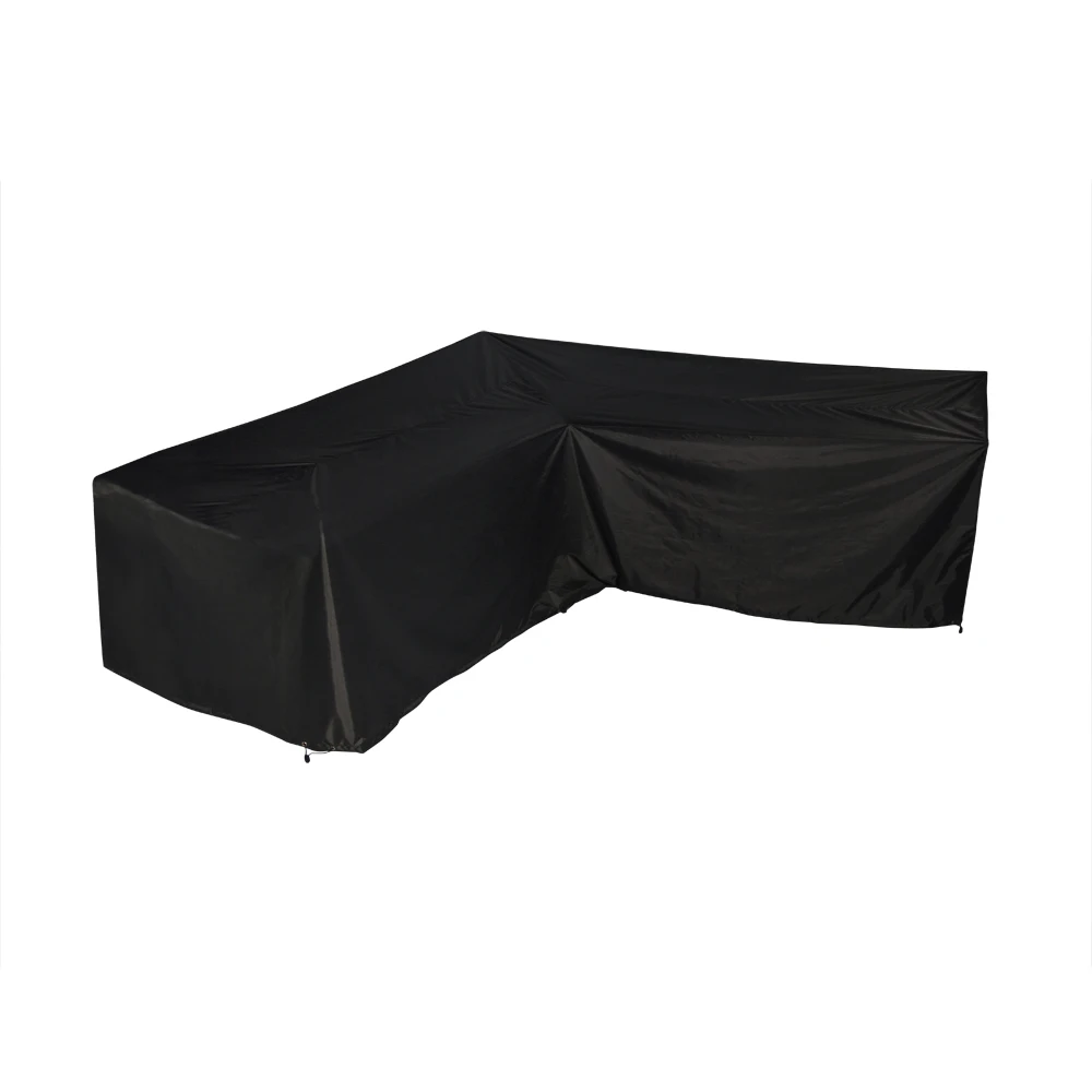 UV protected polyester waterproof lounge chair cover for L-shaped sofa set