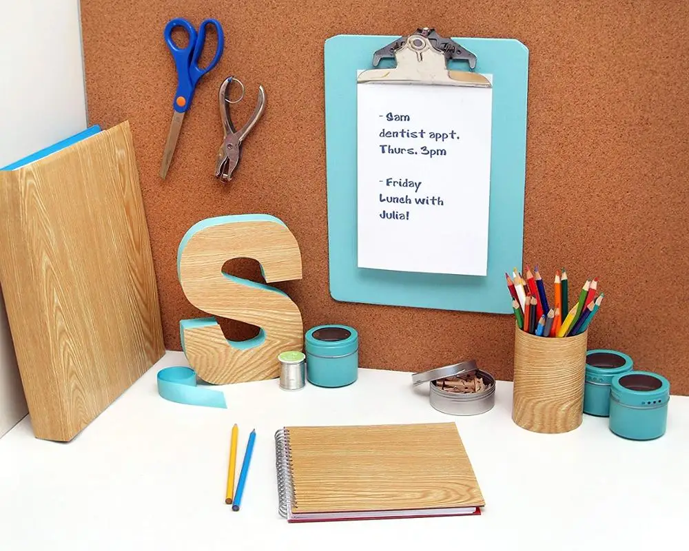 
Customized Design Office School Decorative Frameless Message Bulletin Cork Board 