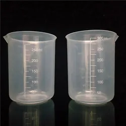 Different capacity laboratory Measuring Cups Plastic Beaker with Graduated