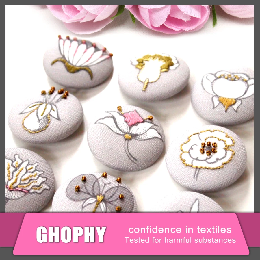 Custom Easy Covered Button for Clothing, Garment Button Types Cover