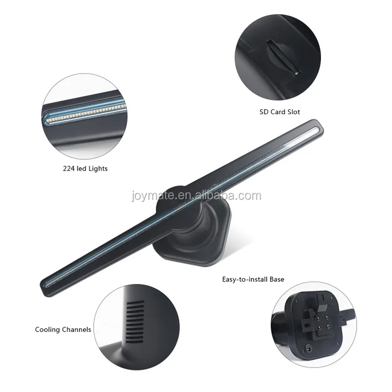 
Best seller 43cm 3d holographic display LED Fan 