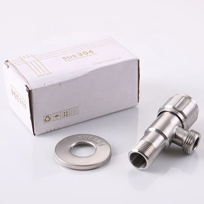 Chinese manufacturer supply Green kitchen faucet 304 stainless steel triangle valve