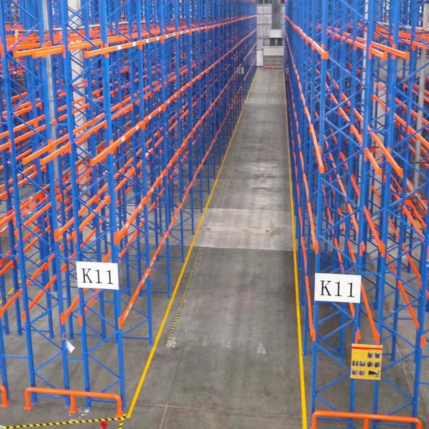 Heavy duty Q235B double deep racking with CE , ISO Certificate