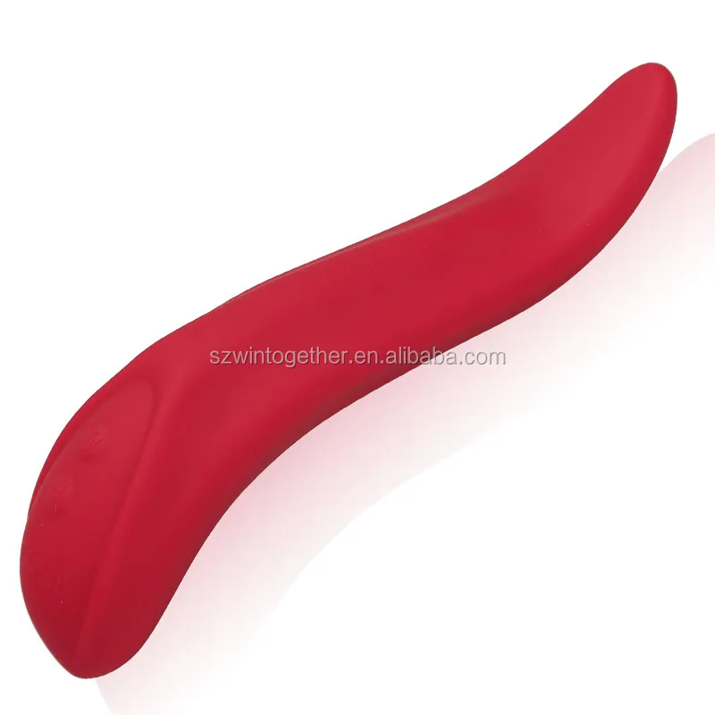 100% silicone soft tongue vibrator