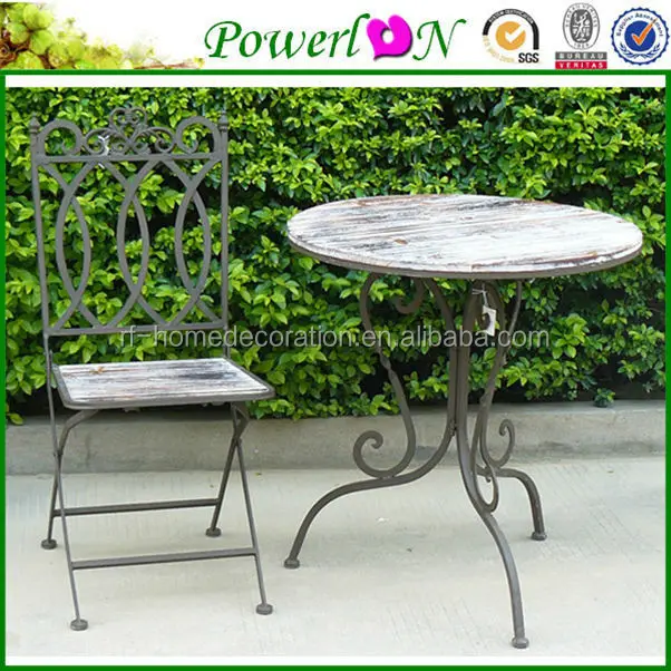 Solid Wooden Metal Folding Bar Furniture