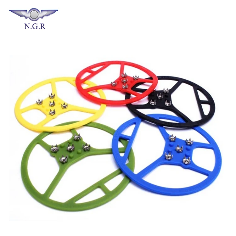 Outdoor professional safety cleats shoes anti-slip snow rubber ice gripper